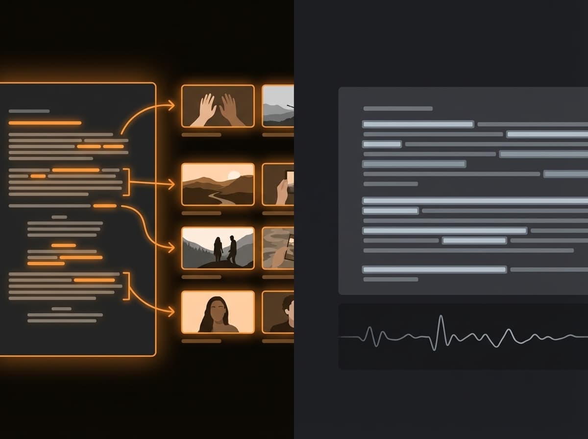 ScenePull vs Descript (2026): Pre-Production Tool vs Editing Tool
