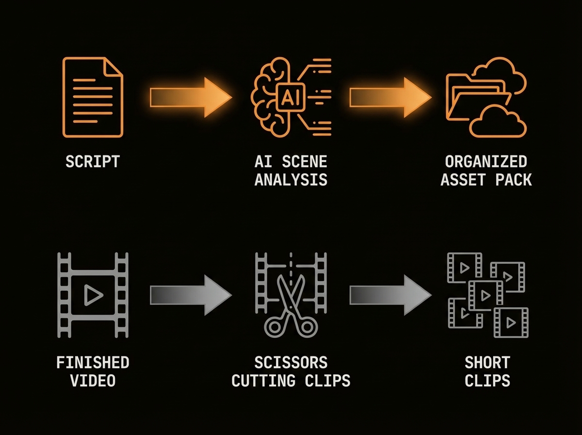 ScenePull vs OpusClip (2026): Two Different Tools for Two Different Jobs